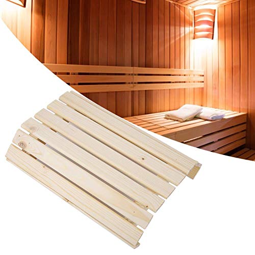 Sauna-Lampenschirm, aus Holz + halbrunder praktischer Sauna-Lampenschirm Anti-Explosions-Licht Lampenschirm Sauna-Zubehör - 5