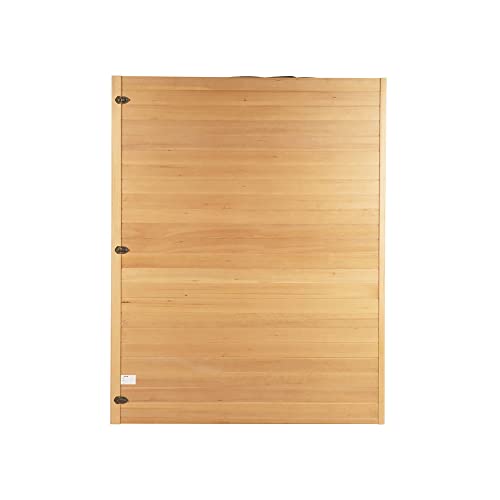 Home Deluxe – Infrarotkabine – Redsun XXL Deluxe – Vollspektrumstrahler und Karbon-Flächenstrahler – Holz: Hemlocktanne – Maße: 150 x 150 x 190 cm | Infrarotsauna für 3-4 Personen, Infrarot, Kabine - 5