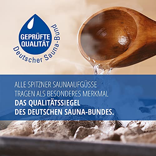 Spitzner Gesundheits-Saunaaufguss Eukalyptus frisch-intensiv 1000 ml – Saunaöl mit Eukalyptus Minze Menthol, belebender erfrischender Saunaduft fördert tiefe Atmung - 3