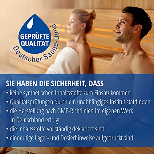 Spitzner Gesundheits-Saunaaufguss Eukalyptus frisch-intensiv 1000 ml – Saunaöl mit Eukalyptus Minze Menthol, belebender erfrischender Saunaduft fördert tiefe Atmung - 4