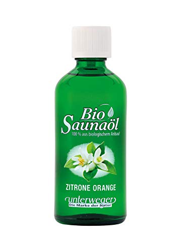 Unterweger BIO Saunaöl Zitrone Orange 100 ml mit reinen ätherischen Ölen (AT-BIO-301)