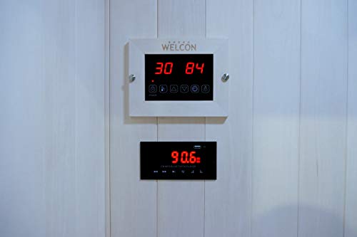 Infrarotkabine WELCON® Easytherm Duo – Massivholz Sauna für zwei Personen - 4
