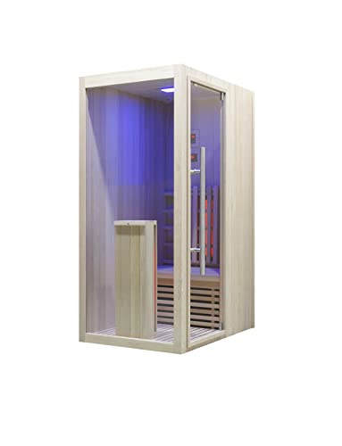 Infrarotkabine WELCON® Easytherm Solo - Sauna für eine Person - Tür rechts oder links wählbar