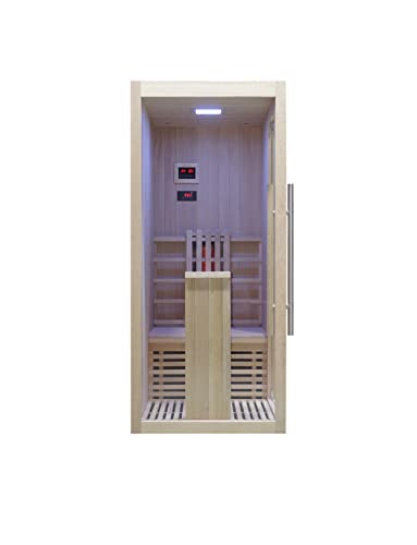 Infrarotkabine WELCON® Easytherm Solo – Sauna für eine Person – Tür rechts oder links wählbar - 2