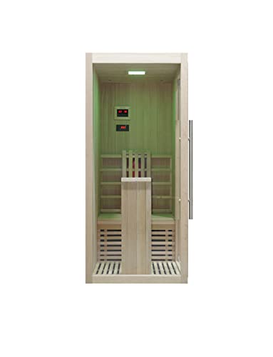 Infrarotkabine WELCON® Easytherm Solo – Sauna für eine Person – Tür rechts oder links wählbar - 4