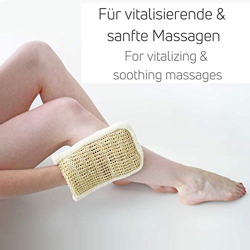 Sisal Massagehandschuh – Bio-Qualität – tiefgehender Peeling-Effekt durch grobe Struktur- Peeling am ganzen Körper - 3
