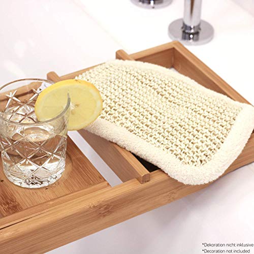 Sisal Massagehandschuh – Bio-Qualität – tiefgehender Peeling-Effekt durch grobe Struktur- Peeling am ganzen Körper - 6