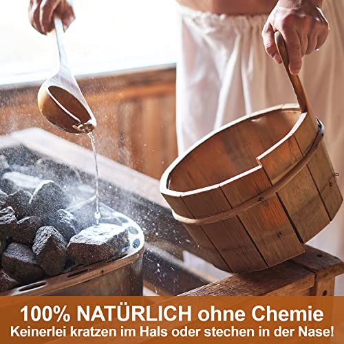 Saunaelement – Saunaaufguss mit 100% Bio-Öle. Feueraufguss Rosmarin 100ml - 7