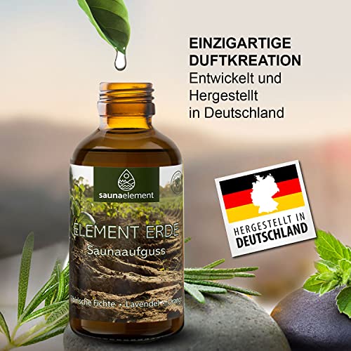 Saunaelement – Saunaaufguss mit 100% Bio-Öle. Erdaufguss Lavendel 100ml - 5