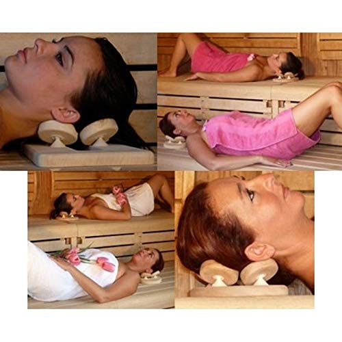 Well Solutions Sauna Kissen Kopfstütze ergonomisch perfekt für jeden Kopf - 5