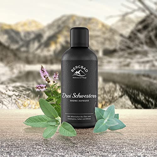 BERGBAD BIO-Saunaaufguss Eukalyptus, Salbei & Minze 100ml - 5