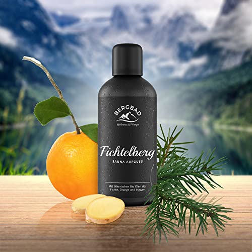 BERGBAD BIO-Saunaaufguss Fichte, Orange & Ingwer 100ml - 4