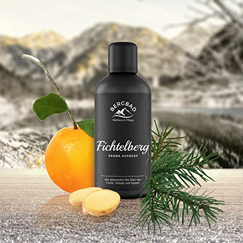 BERGBAD BIO-Saunaaufguss Fichte, Orange & Ingwer 100ml - 5