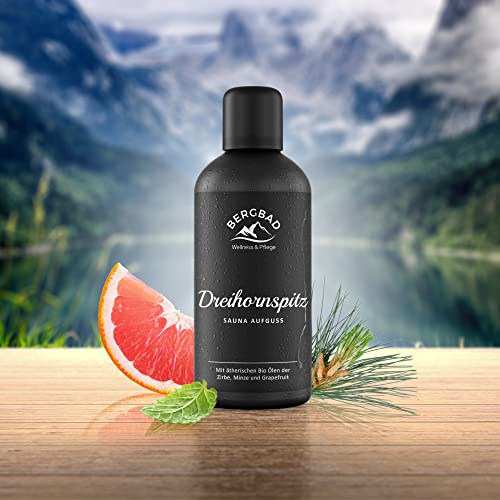 BERGBAD BIO-Saunaaufguss Zirbe, Minze & Grapefruit 100ml - 4