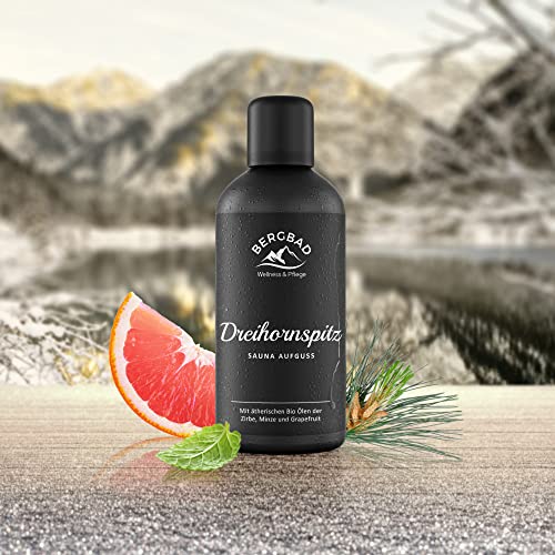 BERGBAD BIO-Saunaaufguss Zirbe, Minze & Grapefruit 100ml - 5