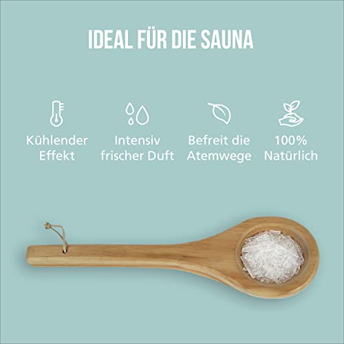 Mentholkristalle – zertifizierte Qualität – Kristalle für Sauna Aufguss – Eisminze Eiskristalle – 50g - 3