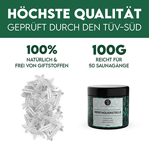 Naturschmiede® Premium Mentholkristalle für die Sauna 100g - 4