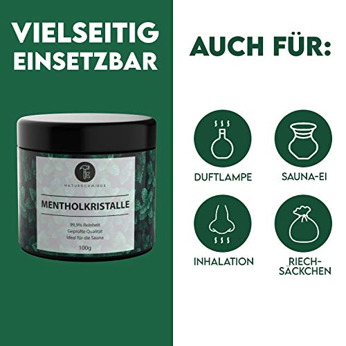 Naturschmiede® Premium Mentholkristalle für die Sauna 100g - 6