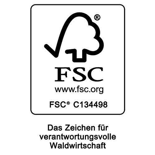 Deuba Badvorleger Badematte Holz 80 x 50 cm FSC-zertifiziertes Akazienholz Rutschhemmende Gummistopper Holzteppich - 5