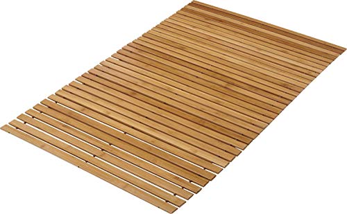 Kleine Wolke Holzmatte Level Badteppich, 100% Bambus, Natur, 115 x 60 cm, 4072202455 - 3