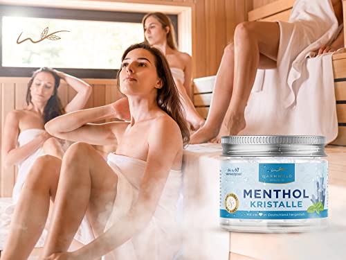 Warmwald – Mentholkristalle 100ml – Apotheker Qualität ideal für die Sauna – Saunaaufgüsse – Kristalle 100% aus natürlichem Menthol - 6