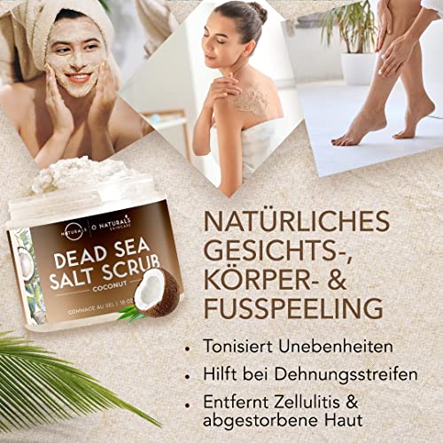 Körperpeeling Salt Body Scrub Peeling Gesicht Peeling Körper Coconut mit Vanilla 500g - 9