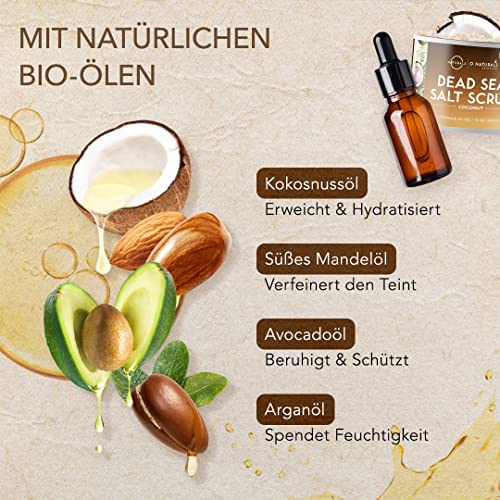 Körperpeeling Salt Body Scrub Peeling Gesicht Peeling Körper Coconut mit Vanilla 500g - 11