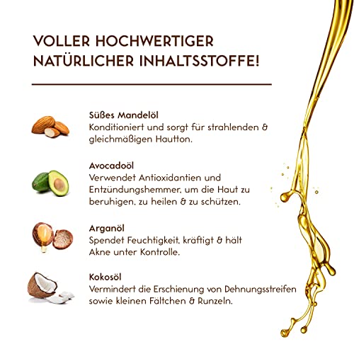 Körperpeeling Salt Body Scrub Peeling Gesicht Peeling Körper Coconut mit Vanilla 500g - 4