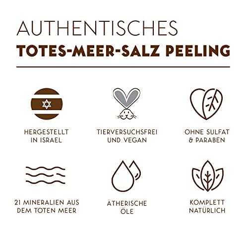 Körperpeeling Salt Body Scrub Peeling Gesicht Peeling Körper Coconut mit Vanilla 500g - 8