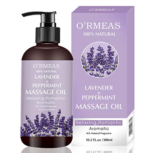 Massageöl für Erwärmen, Entspannen, Massieren Gelenkschmerzen Linderung, Lavendel Peppermint Massage Oil
