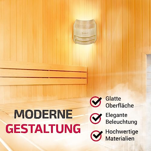 SULENO – Sauna Leuchte BELLA ECK, Saunalampe, Saunaleuchte aus Holz - 3