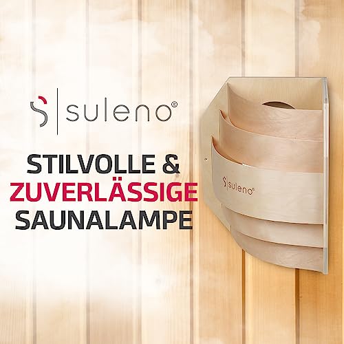 SULENO – Sauna Leuchte BELLA ECK, Saunalampe, Saunaleuchte aus Holz - 7