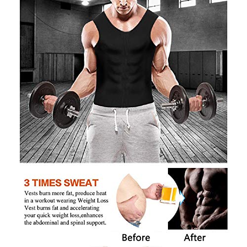 Herren Sauna Jacke - Thermo Shirt Zum Abnehmen Mit Schwitzeffekt