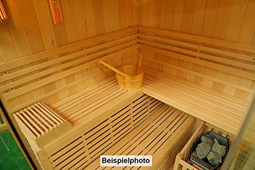 Finnische Sauna Calgary traditionelle Heimsauna Kabine mit LED Harvia Saunaofen - 5