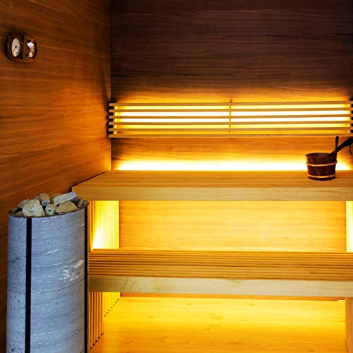 Sauna-Licht Indirekt SLIA, bis 125°C, LED Warm-Weiss 2700K, Wasserfest IP44 (1 x 100cm, nicht dimmbar) - 2