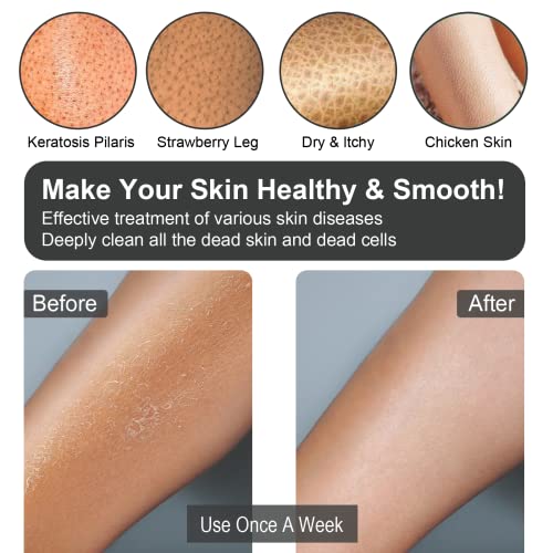 Koreanische Peeling-Handschuhe – 2 Stück, Peelinghandschuh für Bad – Peeling Handschuh Körperpeeling - 4