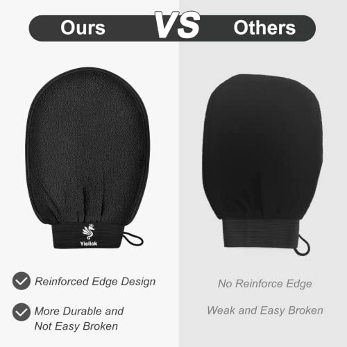 Koreanische Peeling-Handschuhe – 2 Stück, Peelinghandschuh für Bad – Peeling Handschuh Körperpeeling - 5