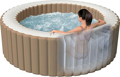 Intex Whirlpool Pure SPA Bubble Massage – Ø 216 cm x 71 cm, für 6 Personen, Fassungsvermögen 1.098 l, beige, 28428 - 5