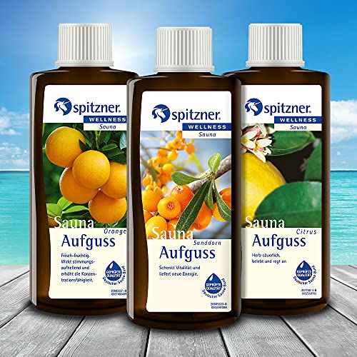 Spitzner Saunaaufguss Vitamin C: Sanddorn, Orange und Citrus (3x190ml) - 2