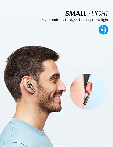 Tiksounds Bluetooth Kopfhörer, Kopfhörer Bluetooth in Ear mit Mikrofon, 35 std Spielzeit, CVC 8.0 Lärmreduzierung, IPX7 Wasserdicht - 6