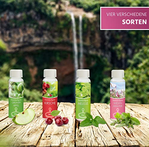 Saunaaufguss Set“Altes Land“ | KK Saunakonzentrat | 4 x 100 ml/Flasche | Saunaduftset | Geschenkbox | Sauna Set | - 2