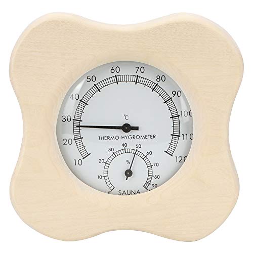 Mumusuki Sauna 2-in-1 Pflaumensorte Holz Thermometer Hygrometer