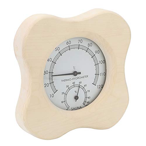 Mumusuki Sauna 2-in-1 Pflaumensorte Holz Thermometer Hygrometer - 9