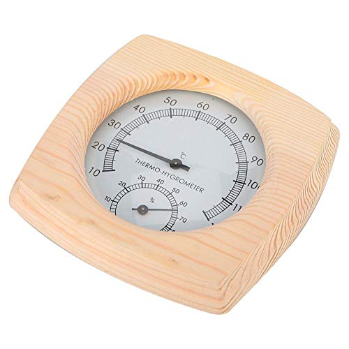 Hölzerne Sauna Hygrothermograph Thermometer Hygrometer - 4