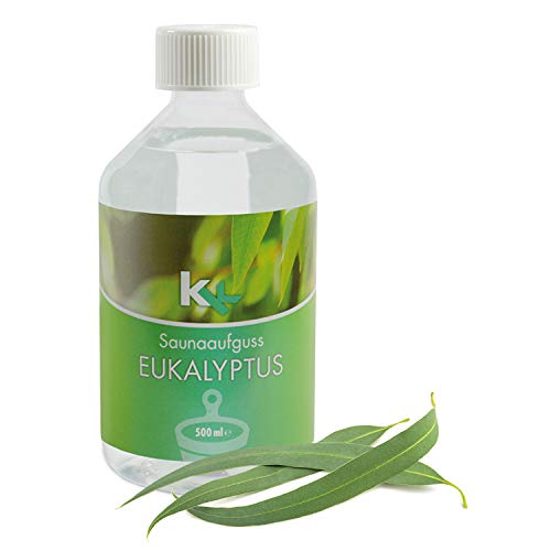KK Sauna Aufguss Konzentrate PREMIUM - Made in Germany - Duftsorte Eukalyptus - 500 ml Flasche