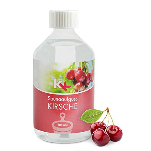 KK Sauna Aufguss Konzentrate PREMIUM - Made in Germany - Duftsorte Kirsche - 500 ml Flasche