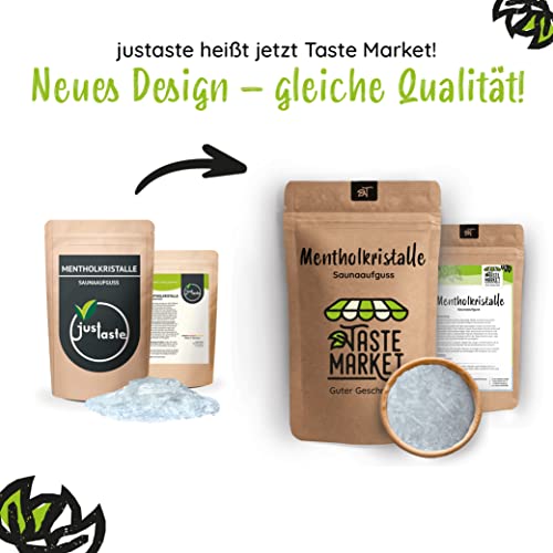 200 g Mentholkristalle | GRÖSSENAUSWAHL | Saunaaufguss | Aufguss | Sauna | Menthol | Dufterlebnis (200 g) - 5