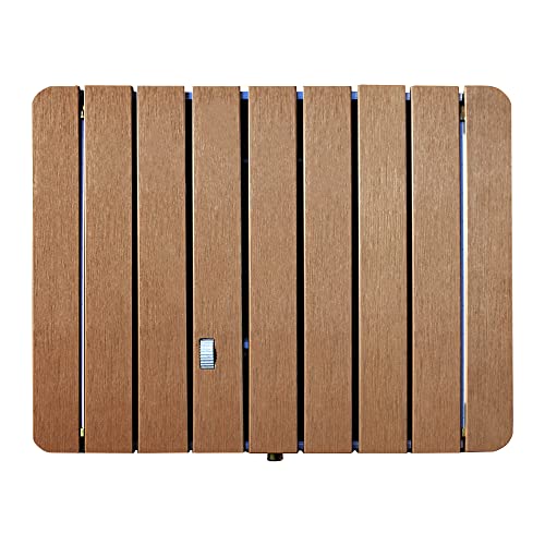 @tec Sauna- & Pool-Dusche mit Bodenplatte für den Garten – eckig 70 x 55cm - 6