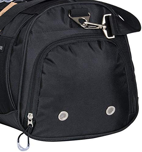 Sporttasche Reisetasche mit Schuhfach & Nassfach Wasserdicht Fitnesstasche Trainingstasche Gym Sport Tasche Handgepäck für Männer und Frauen (Black, Large) - 6