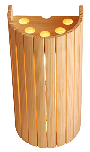 Saunalampe Saunalicht Saunaleuchte aus Holz - Blendschirm Lampenschirm